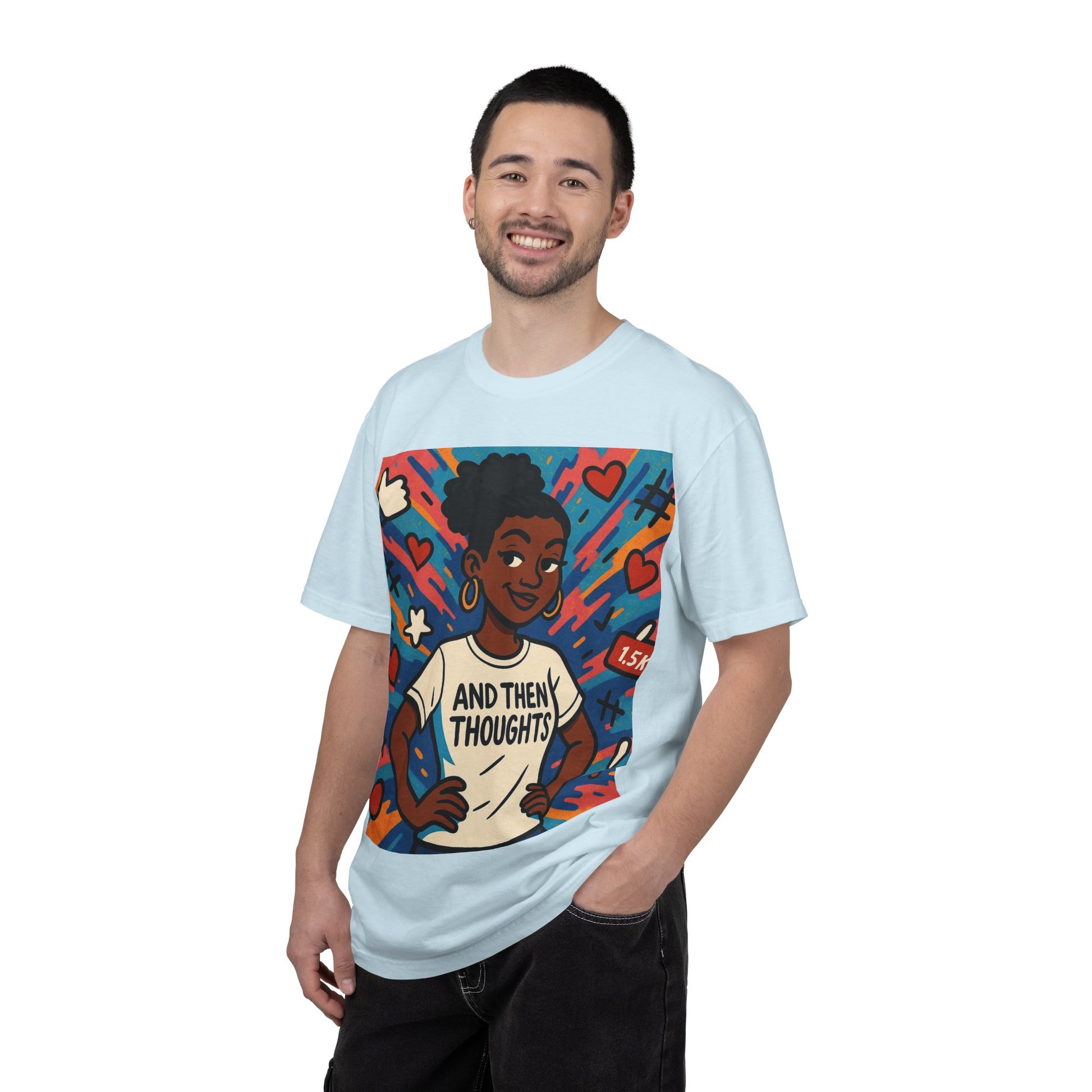 T-Shirt — "And Then My Thoughts" Empowerment Graphic Tee