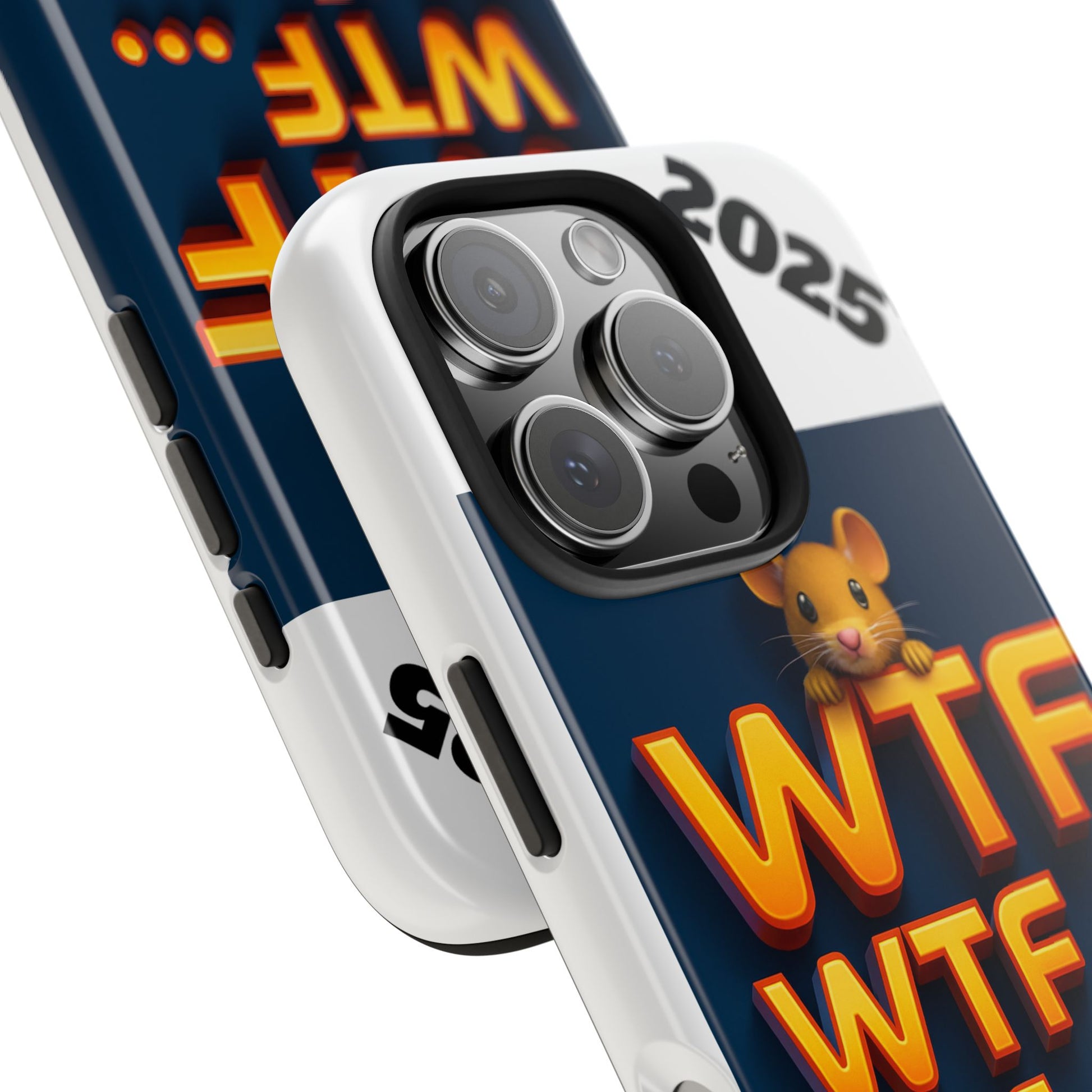 WTF Tough Phone Case by Olga Foreign Design - Fun and Quirky Design for the Playful User