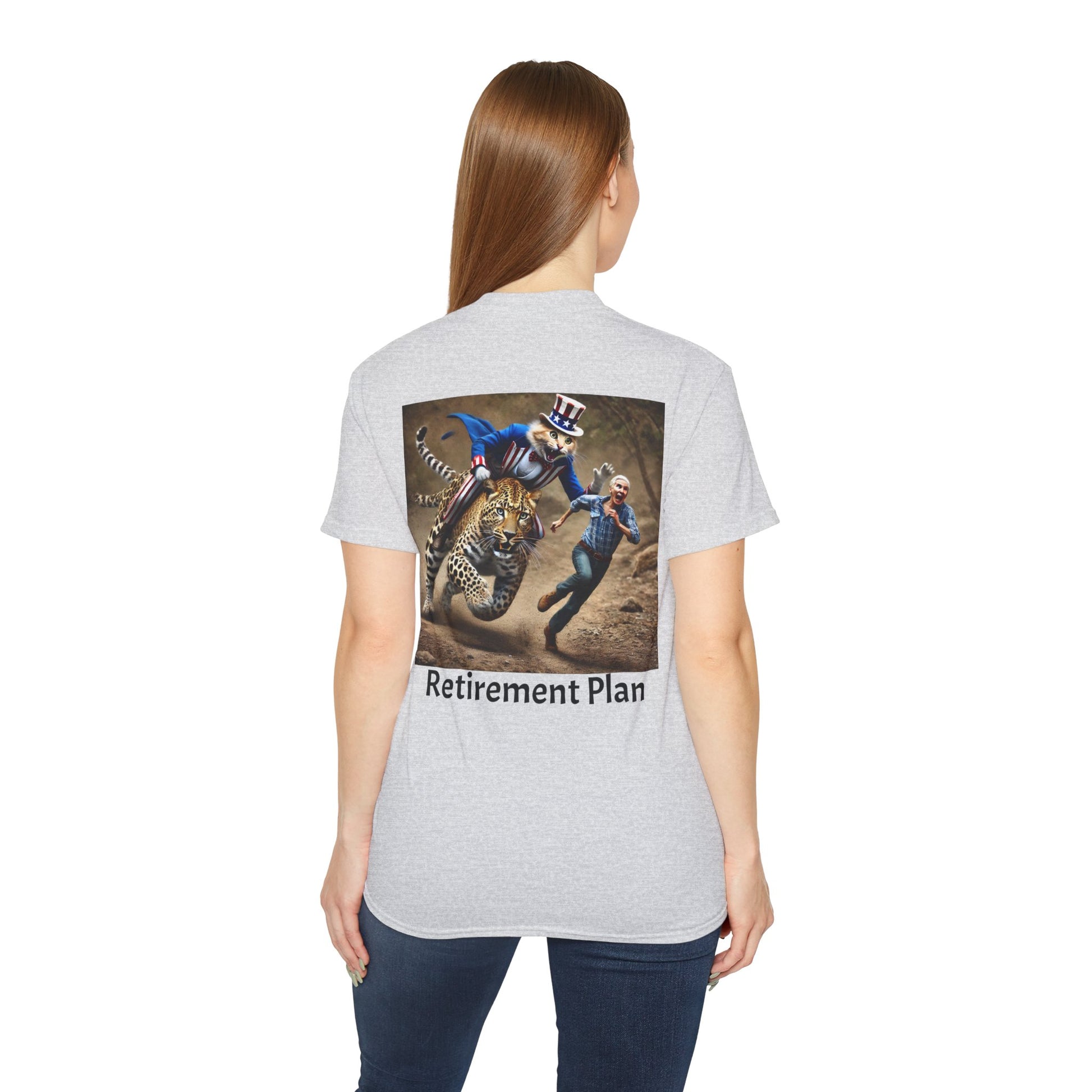 Funny Retirement by Olga Foreign Unisex Ultra Cotton Tee