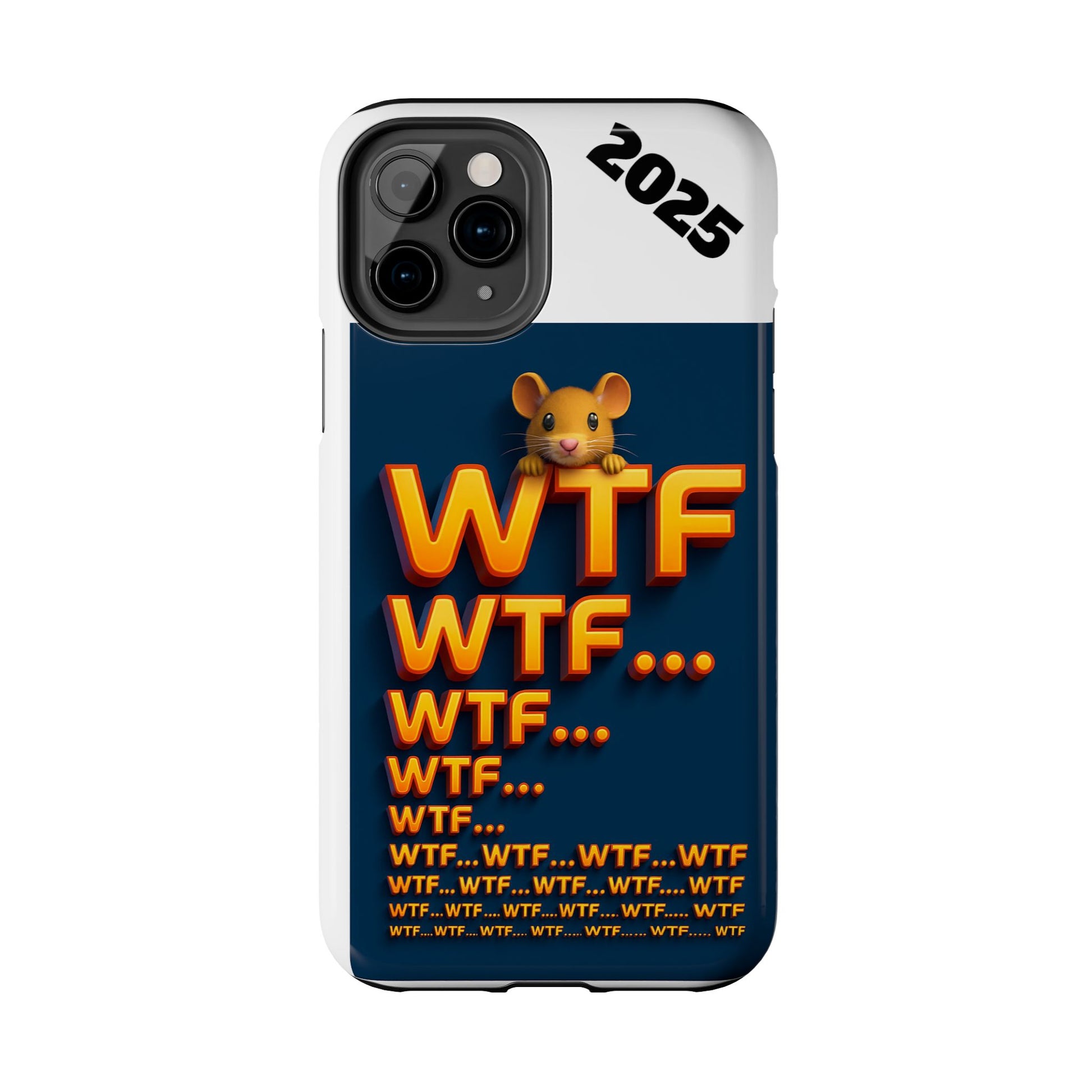 WTF Tough Phone Case by Olga Foreign Design - Fun and Quirky Design for the Playful User