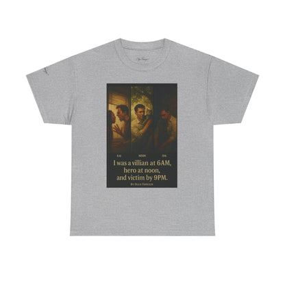 "Time" by Olga Foreign Narrative of a day Unisex Heavy Cotton Tee