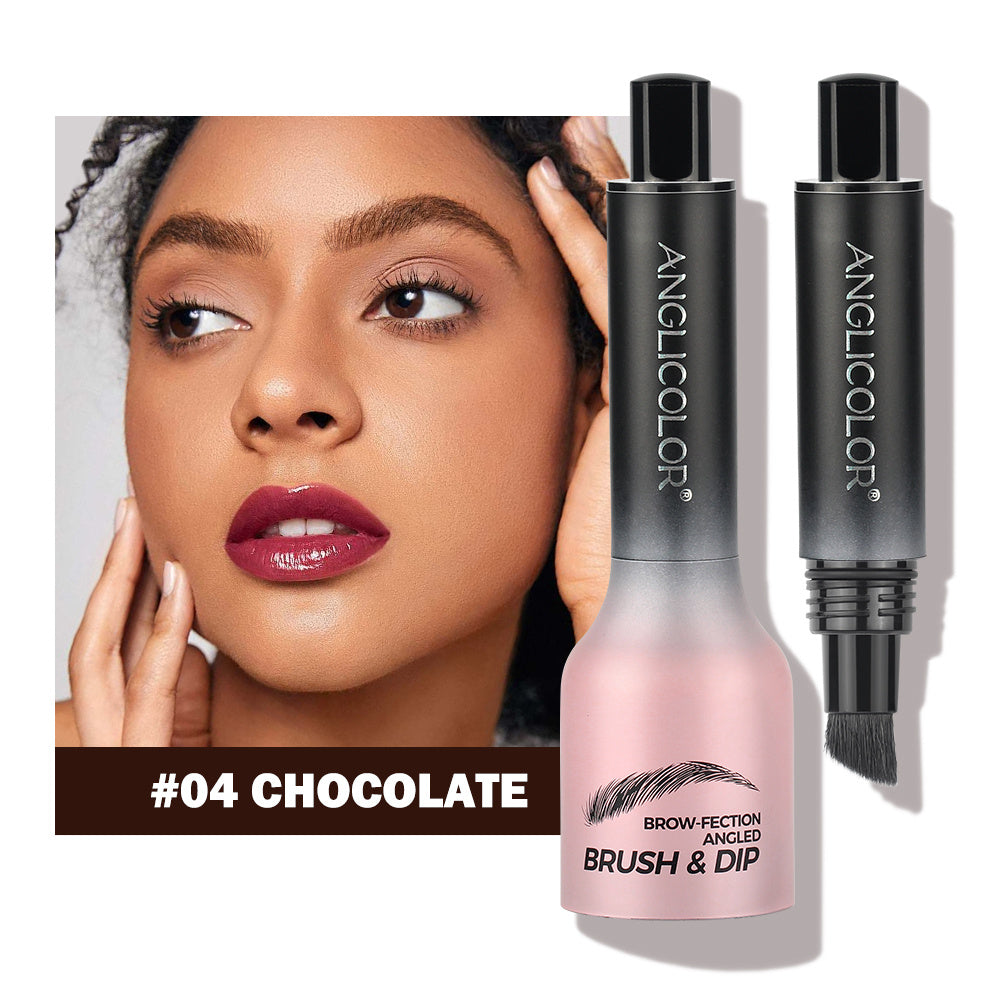Brow-Fection Angled Liquid Brush Eyebrow Pencil Liquid Eyebrow Enhancer Easy To Color Long-Lasting Quick-Drying